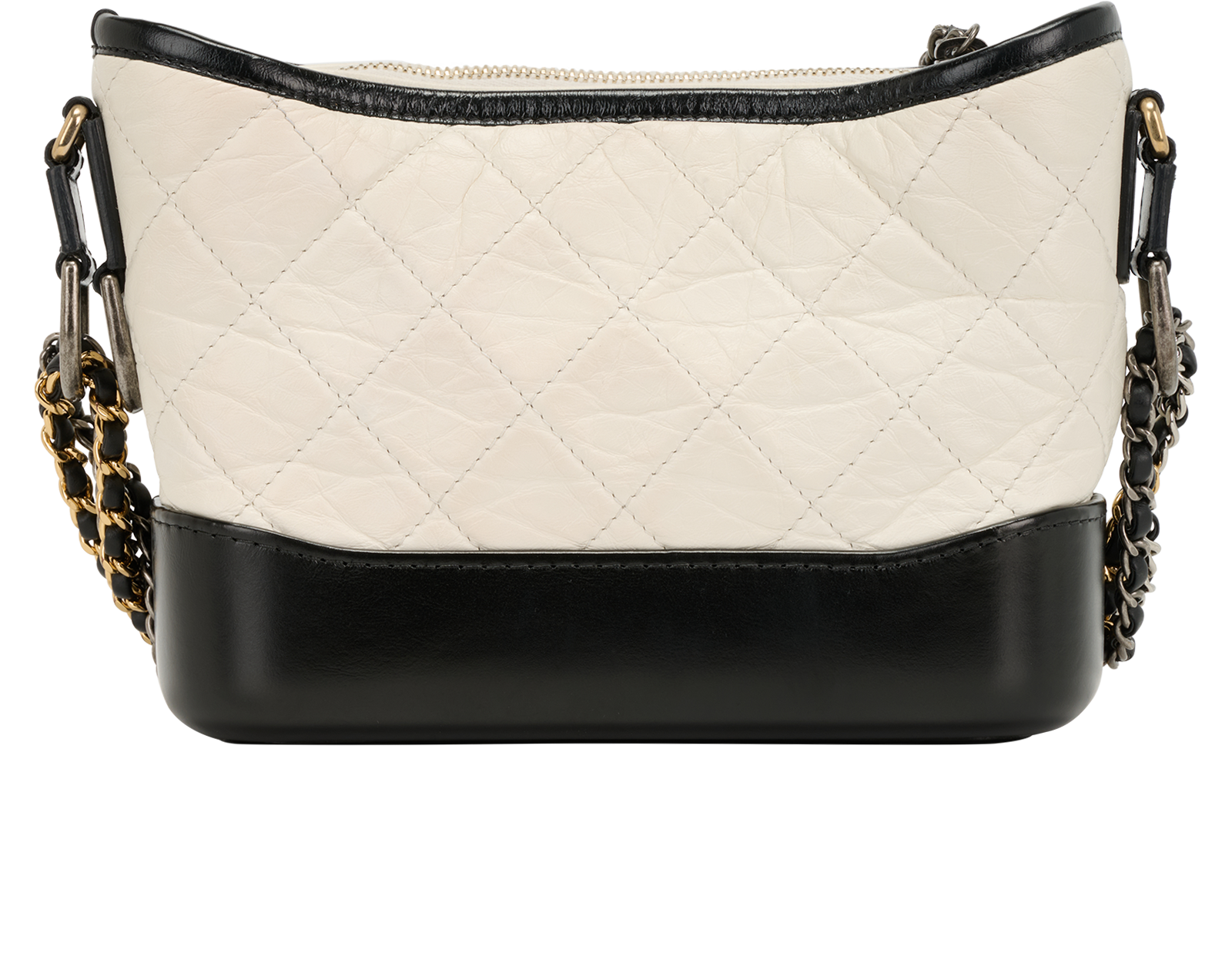 Small Gabrielle, &pound;1,800, Handbags, Black/White, Leather, Back view
